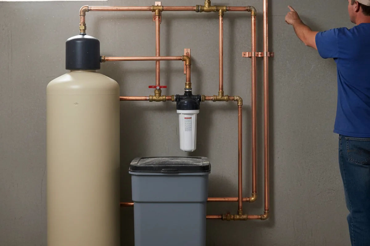 Whole-house water treatment system installed in Rush